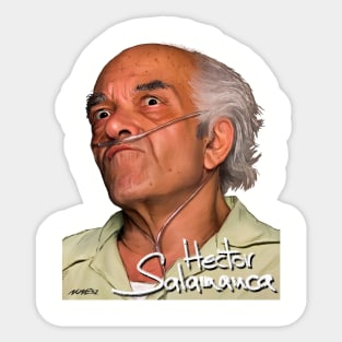 Breaking Bad - Hector Salamanca signed portrait Sticker